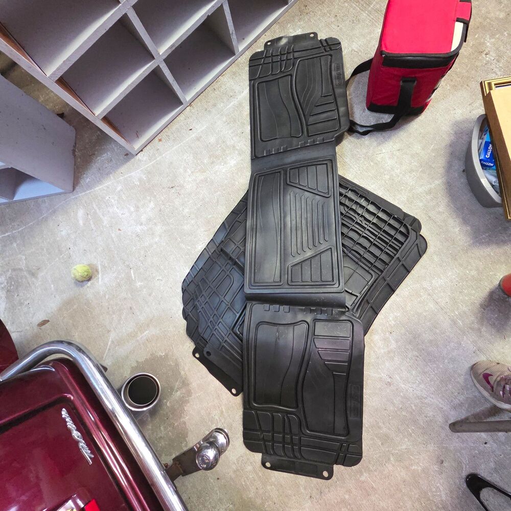Goodyear Rubber Car Floor Mats Black